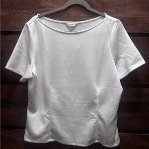 Banana Republic White Short Sleeve Tee